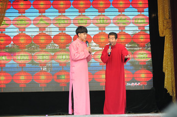 甘肅省曲藝團赴通渭縣常家河鎮(zhèn)參加湛龍觀鄉(xiāng)間民俗文化節(jié)