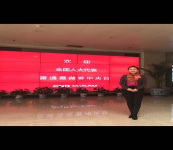 中央人民廣播電臺專訪全國人大代表雷通霞