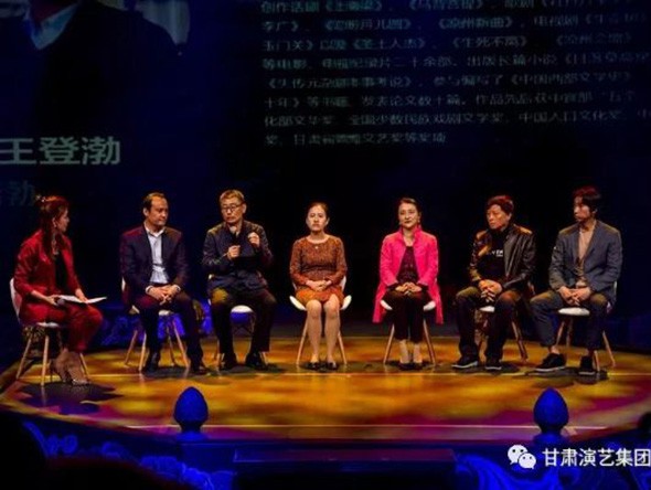 超！火！爆！的大型沉浸式演出《樂動(dòng)敦煌》在黃河之畔舉行主創(chuàng)團(tuán)隊(duì)媒體見面會(huì)
