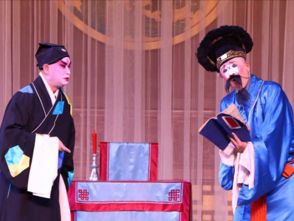 黃河之濱藝術(shù)節(jié)劇場(chǎng)惠民演出——京劇選段《林沖夜奔》《連升三級(jí)》